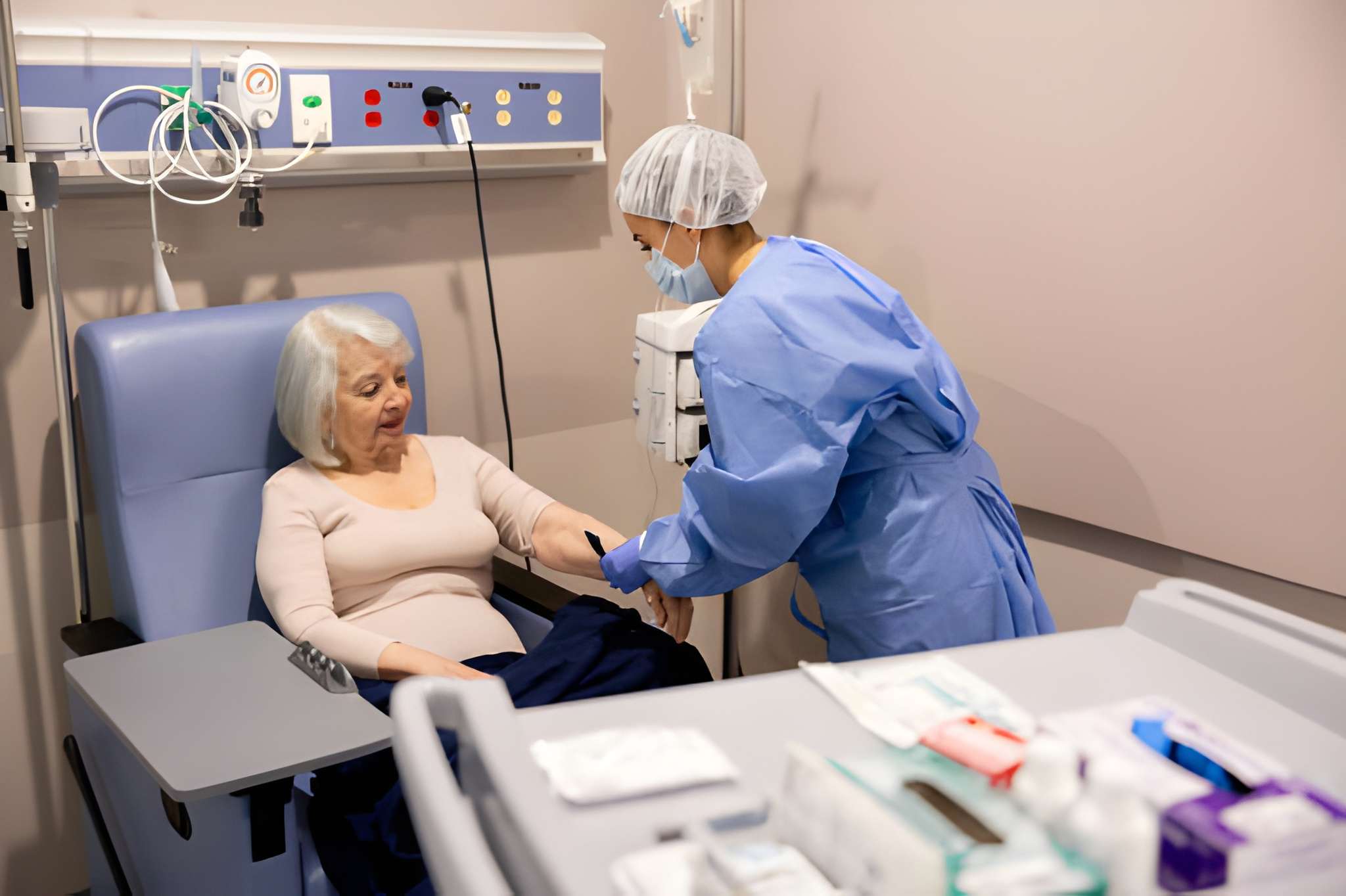 Knee replacement treatment